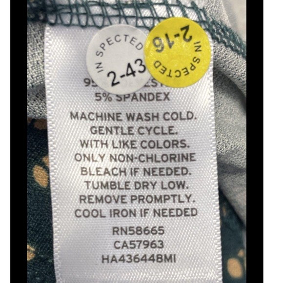 Halogen Green Split Dot Tie Front Midi Skirt Size Small NWT‎ Nordstrom - Picture 4 of 6